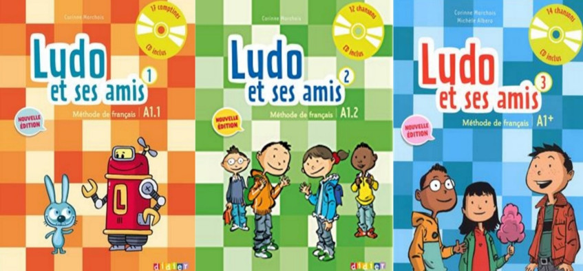 مجموعه کتاب های آموزش زبان فرانسه به کودکان ludo
