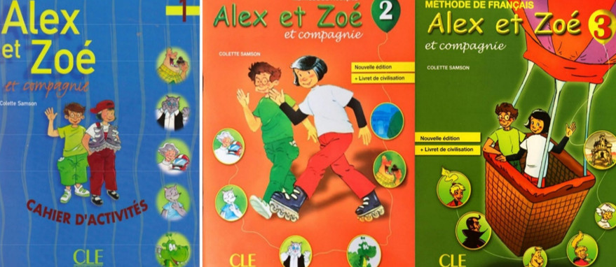 مجموعه کتاب های آموزش زبان فرانسه به کودکان Alex et Zoe