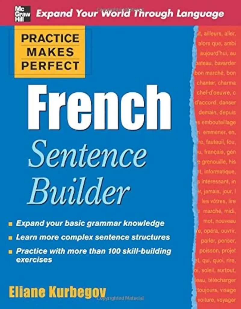 کتاب French Sentence Builder
